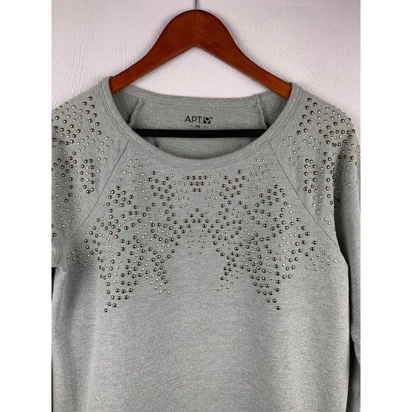APT. 9 Womens Petite Small Embellished Pullover Sweater Size Small - Picture 4 of 6